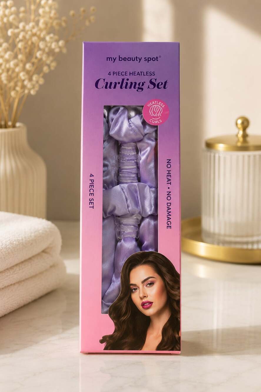 my beauty spot 4 Piece Heatless Curling Set